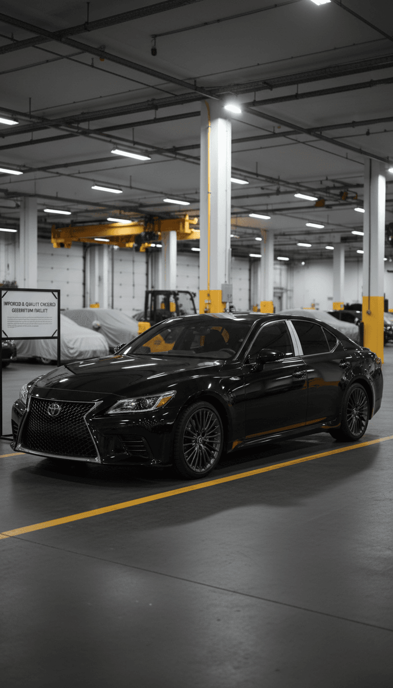 Imported vehicle ready for delivery in Georgetown