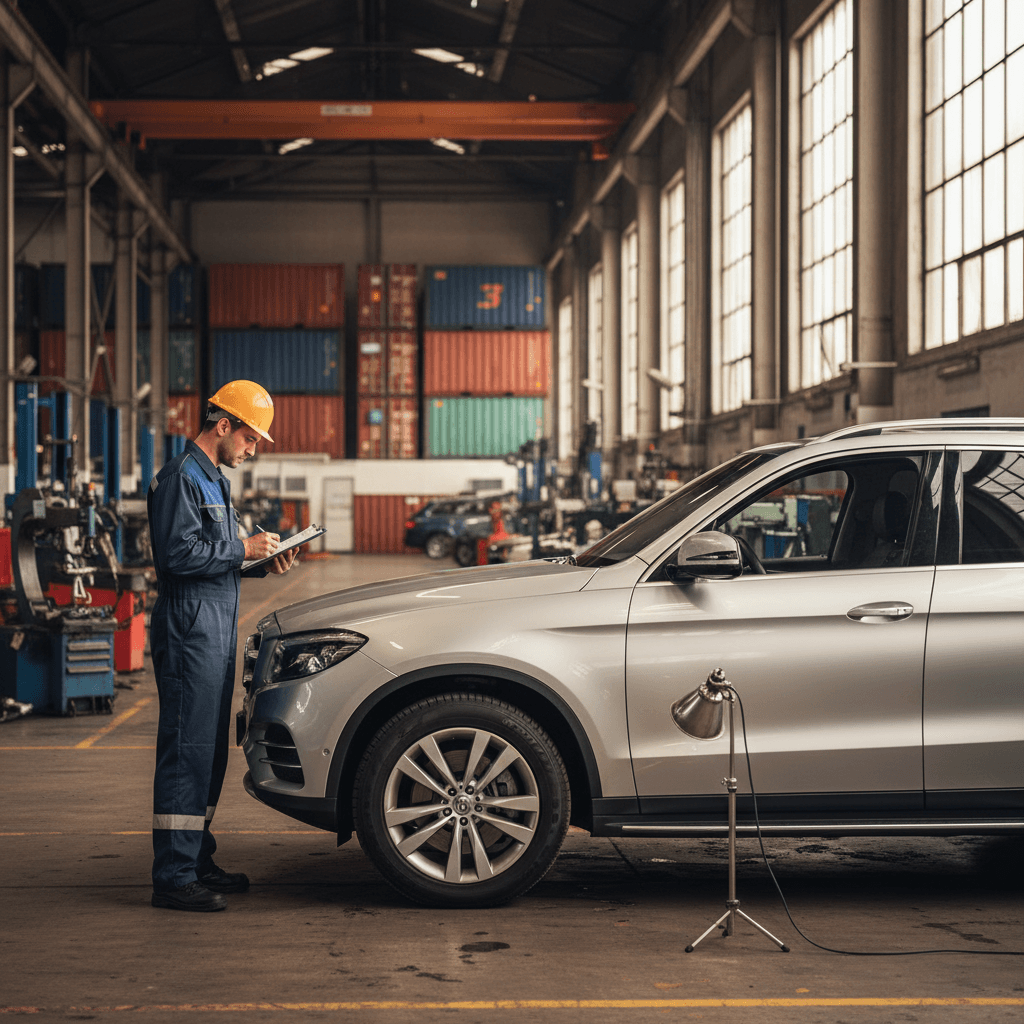 Vehicle inspection and sourcing process